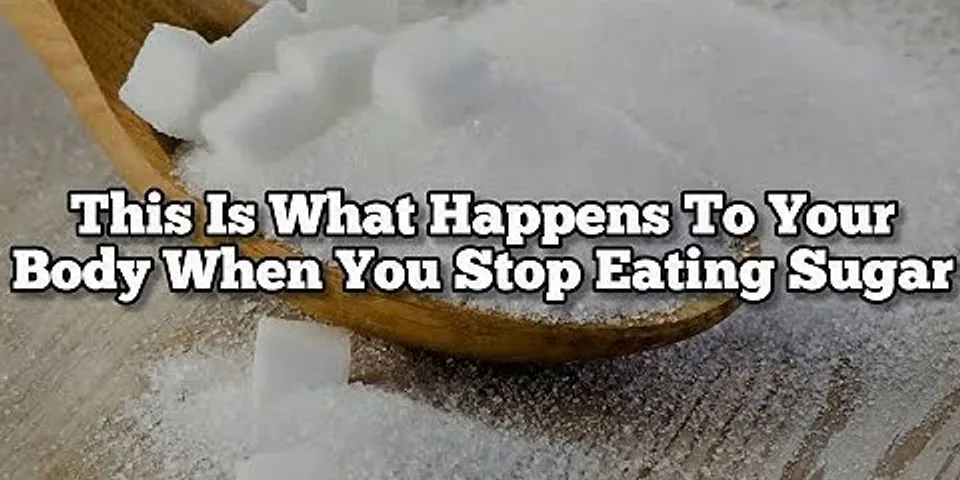 What happens when you stop eating sugar quora