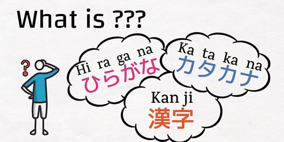 What is hiragana in Japanese?