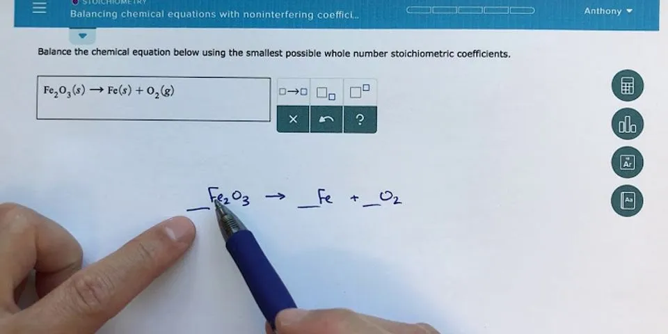 What Is The Correct Ratio Of Coefficients To Balance This Chemical 