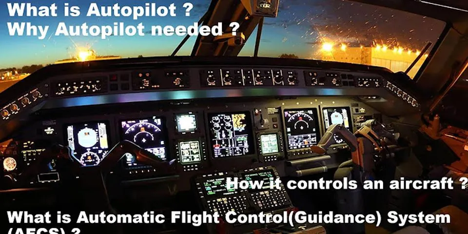What is the purpose of an autopilot?