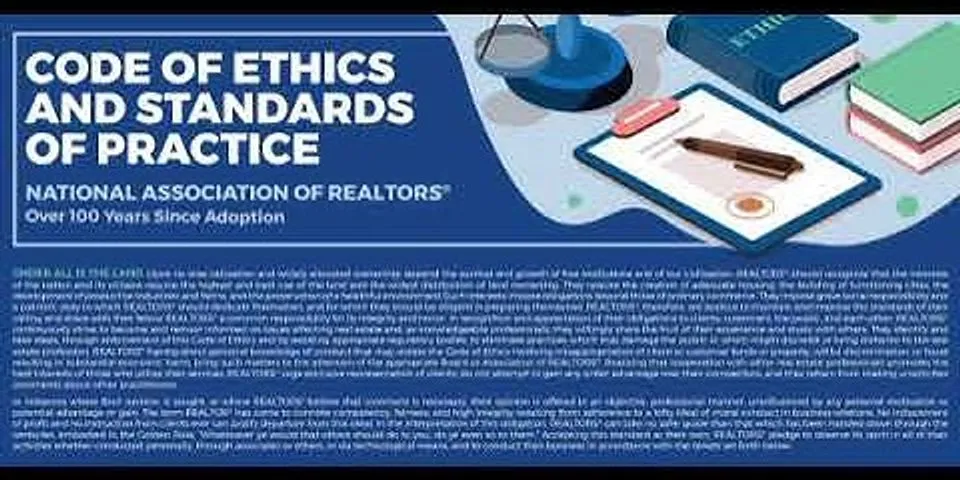 What is the purpose of the NAR Code of Ethics Preamble