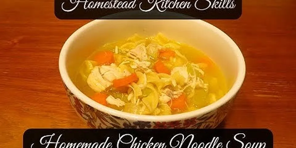 What spices go good in chicken noodle soup