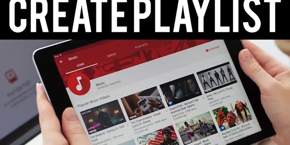 Where is the playlist tab on iPad?