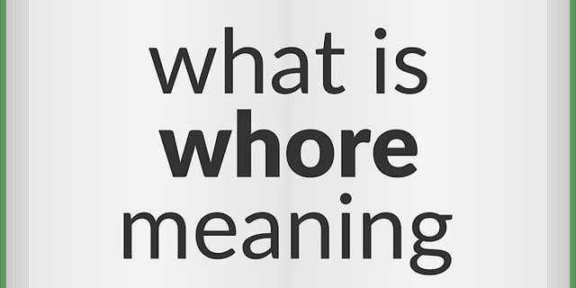 whore uniform là gì - Nghĩa của từ whore uniform