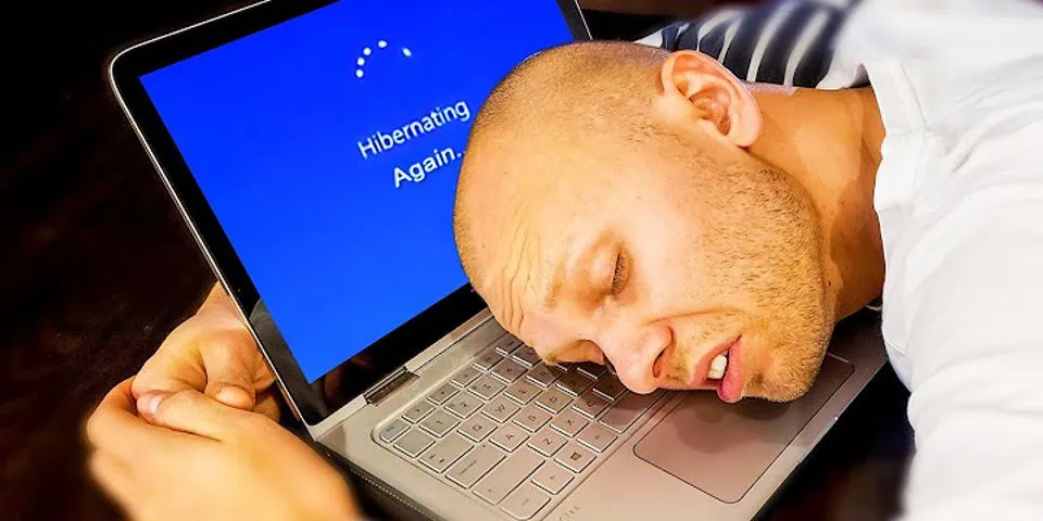 Why is my laptop hibernating