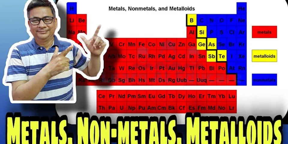Why would it be difficult to decide whether or not an element was a metalloid