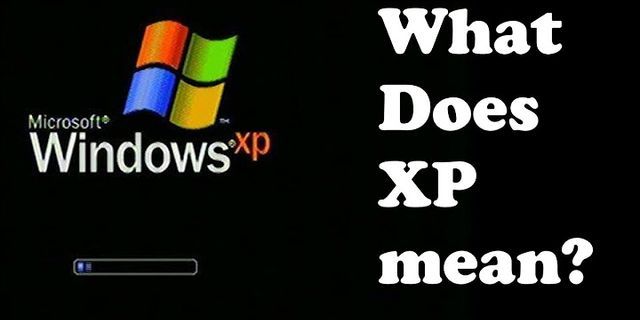 windows xp là gì - Nghĩa của từ windows xp