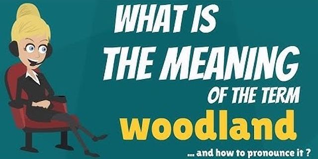 woodland creature là gì - Nghĩa của từ woodland creature