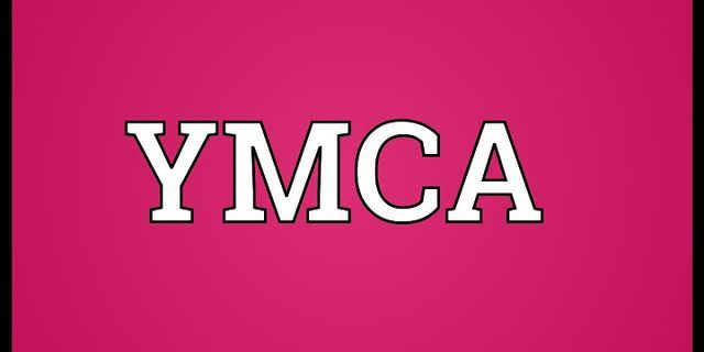 ymca là gì - Nghĩa của từ ymca