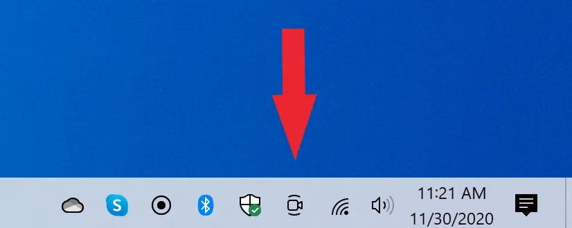 Meet Now Button in Windows 10